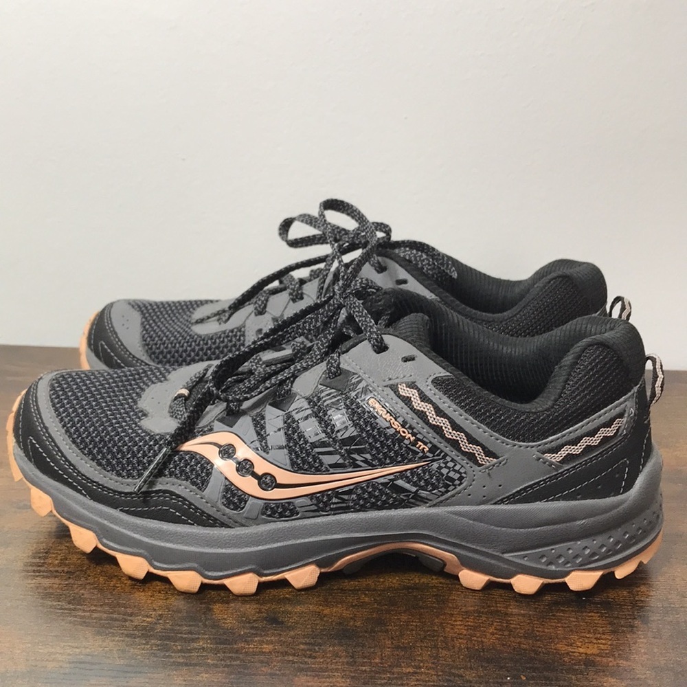 Saucony Excursion Trail 12 Womens Ourdoor Running Sneakers Size 9 - Picture 5 of 13